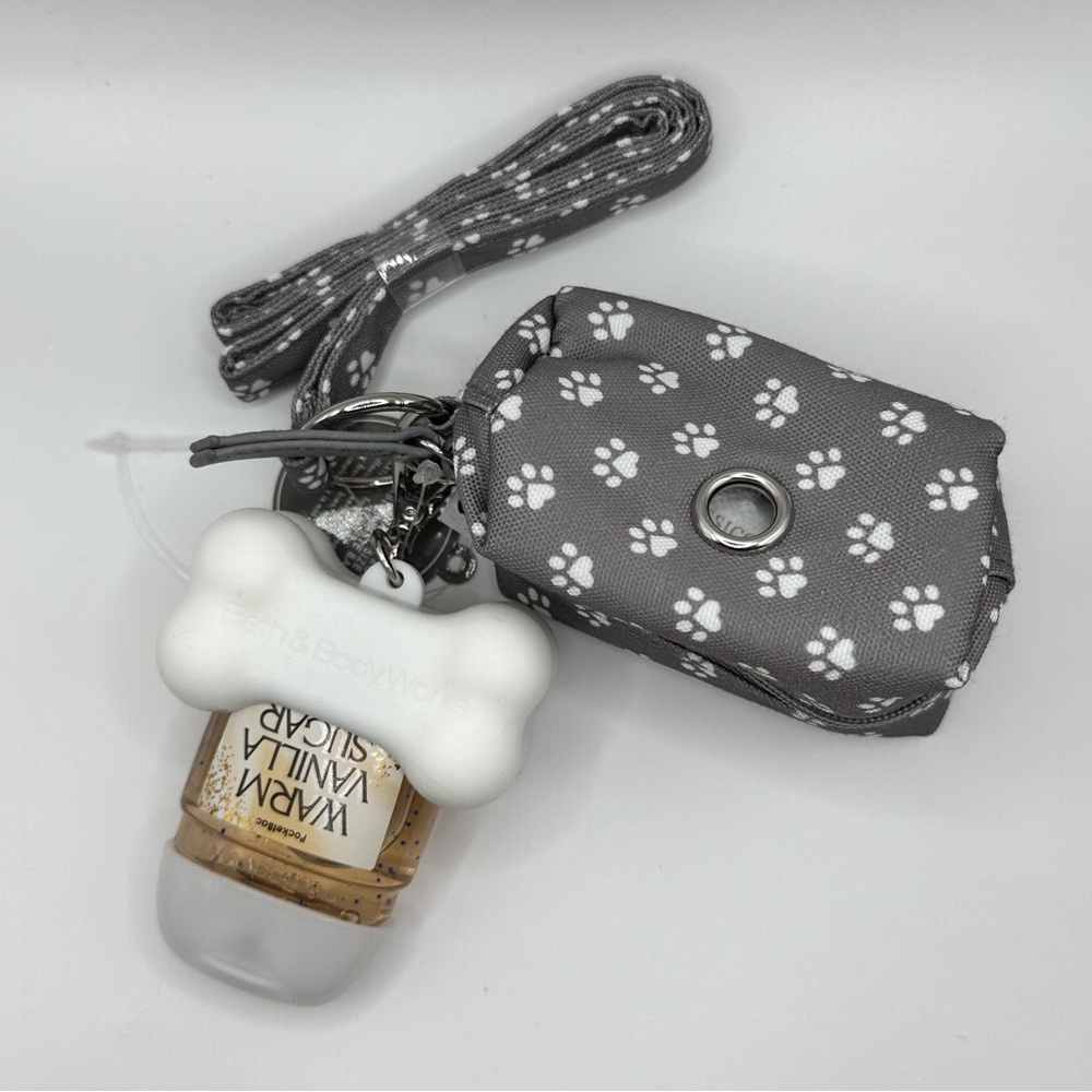 Dog poop bags/Hand Sanitizer Holder/Lanyard